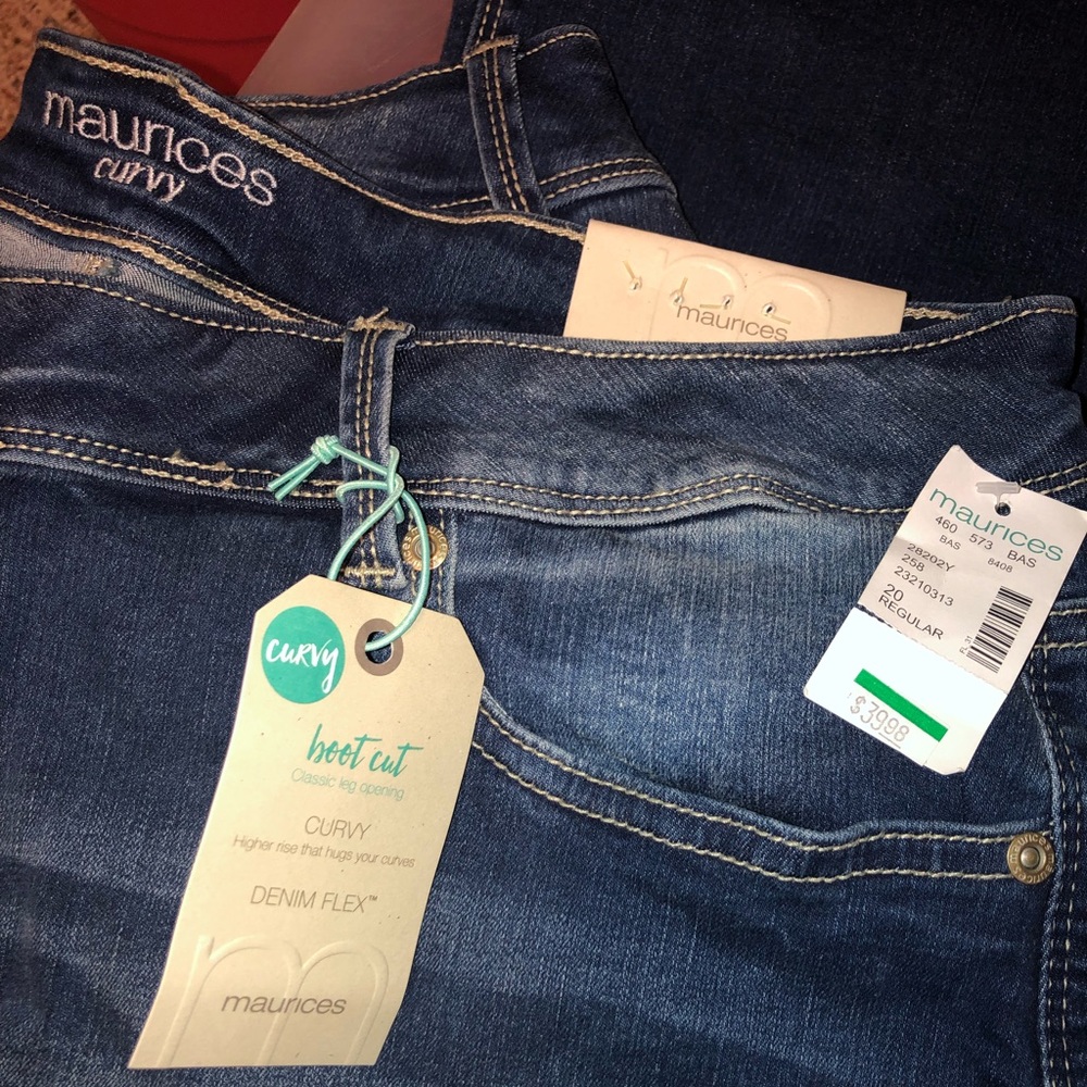 Maurices Curvy Bootcut 20R NWT